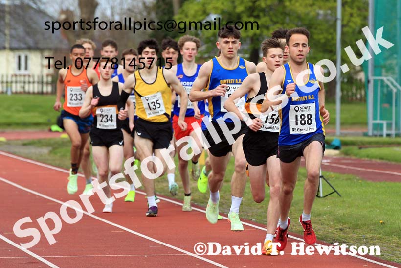 1500 metres, 2023 NE Grand Prix 1, Monkton. Photo: David T. Hewitson/Sports for All Pics